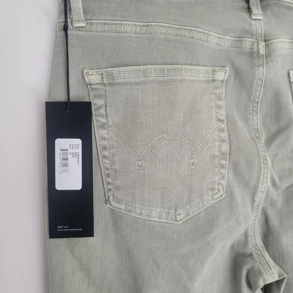Edwin Bree Jeans in Sage Sz 32 NWT - Picture 6 of 9